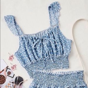 Ditsy Floral Crop Top